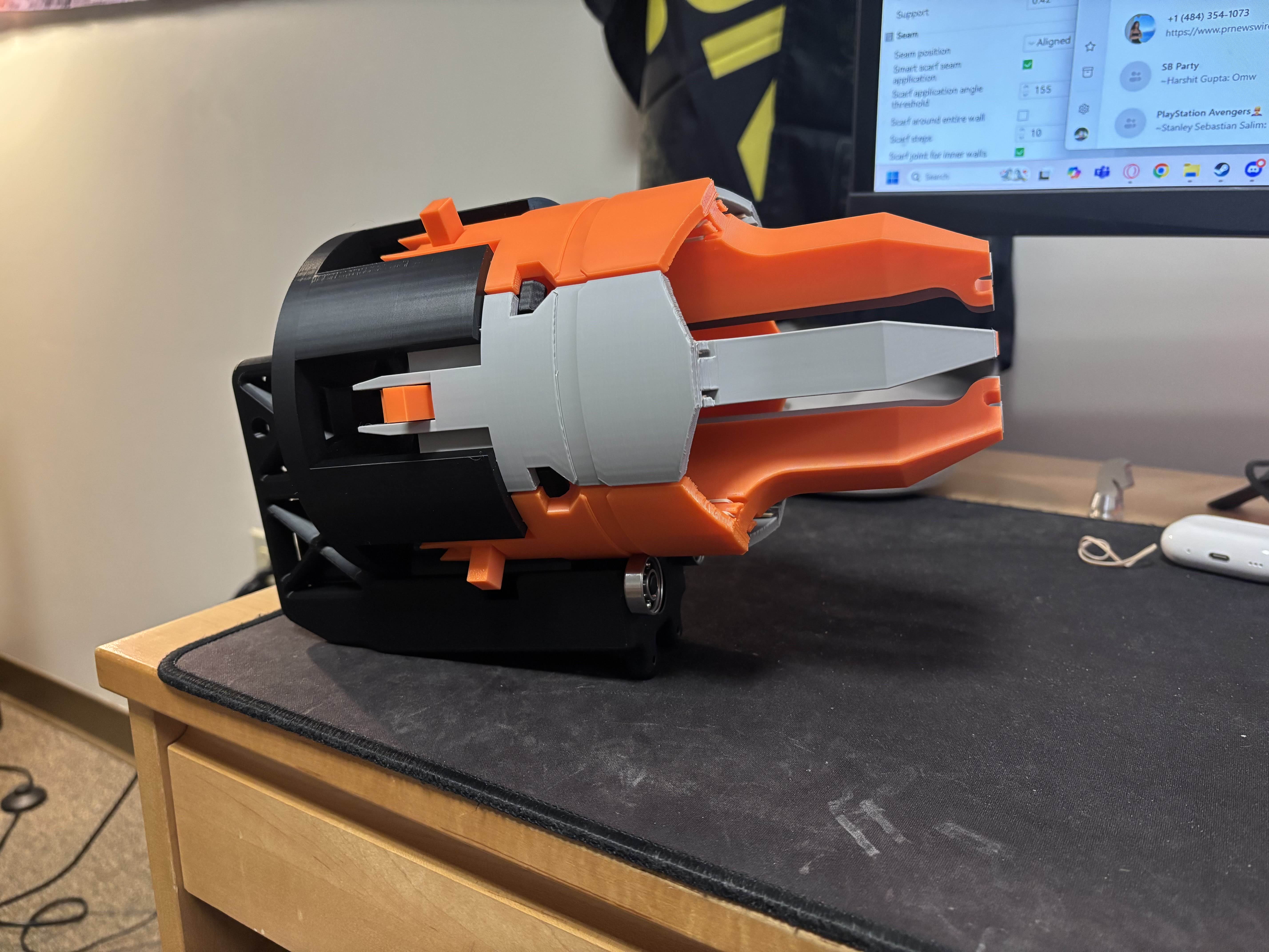 Rubber Band Gun V3 Side